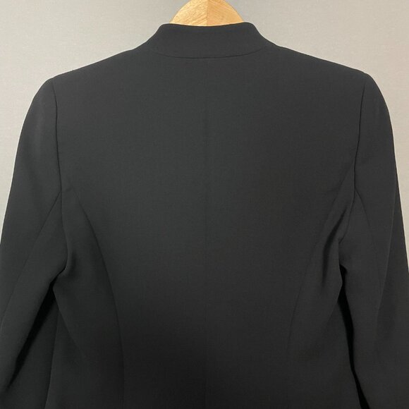 Escada Wool Blazer Jacket German Design Size 34 Grommet Detail MISSING BUTTON - Picture 5 of 16